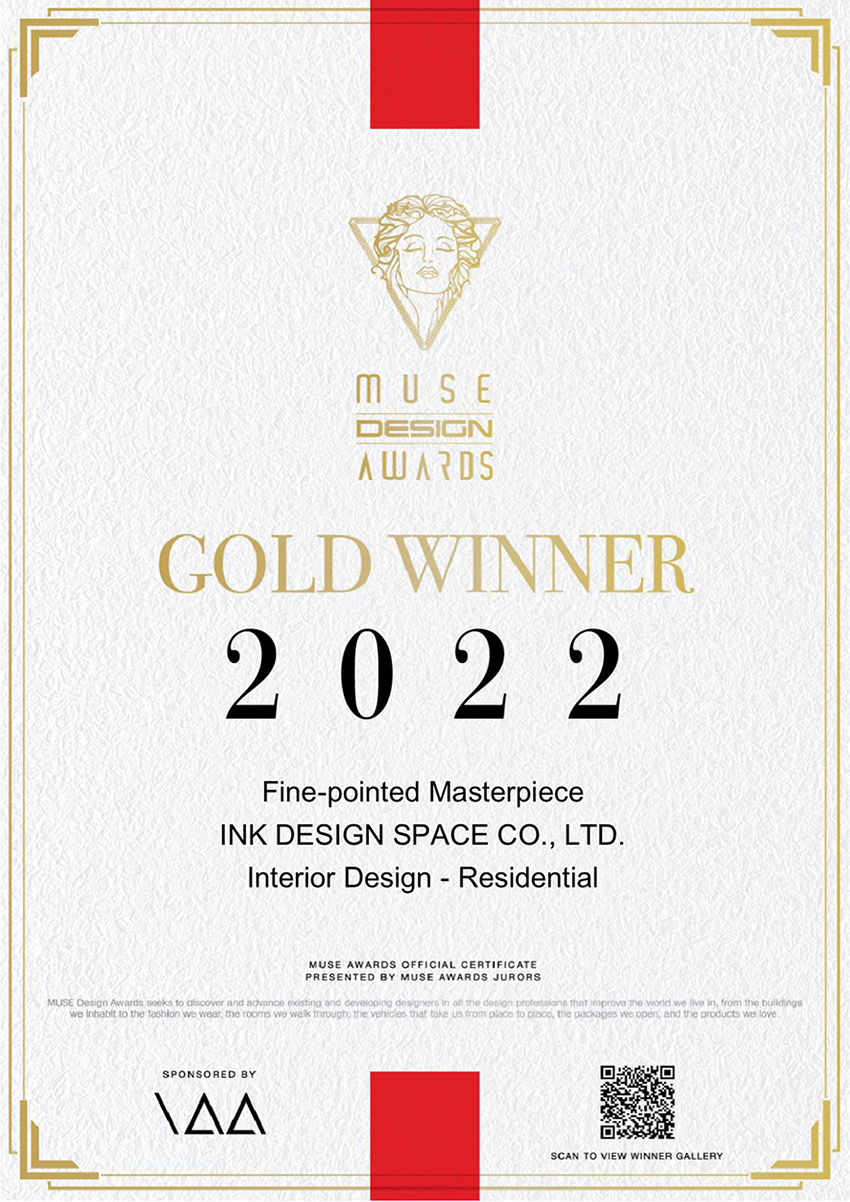 【簡兆芝室內設計】2022 MUSE Design Awards 簡兆芝大展風采喜獲雙料大獎! - 室內設計新聞 3