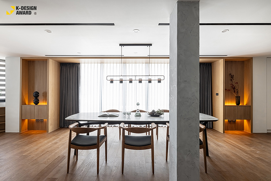 【喬治黑羊設計 李家齊】2022 韓國 K-DESIGN AWARD 質感家宅《透・景》大放異彩! - 室內設計新聞 6